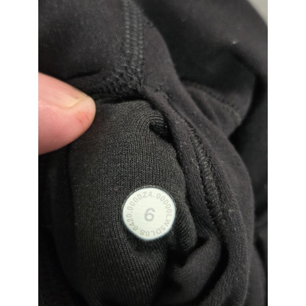 Lululemon Leggings Womens Sz 6 Black High Rise Yoga Gym Sport Workout C36-9 - Picture 6 of 9